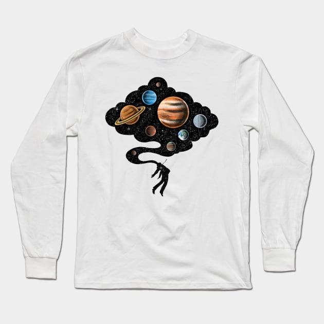 Head Trip Long Sleeve T-Shirt by aparttimeturtle